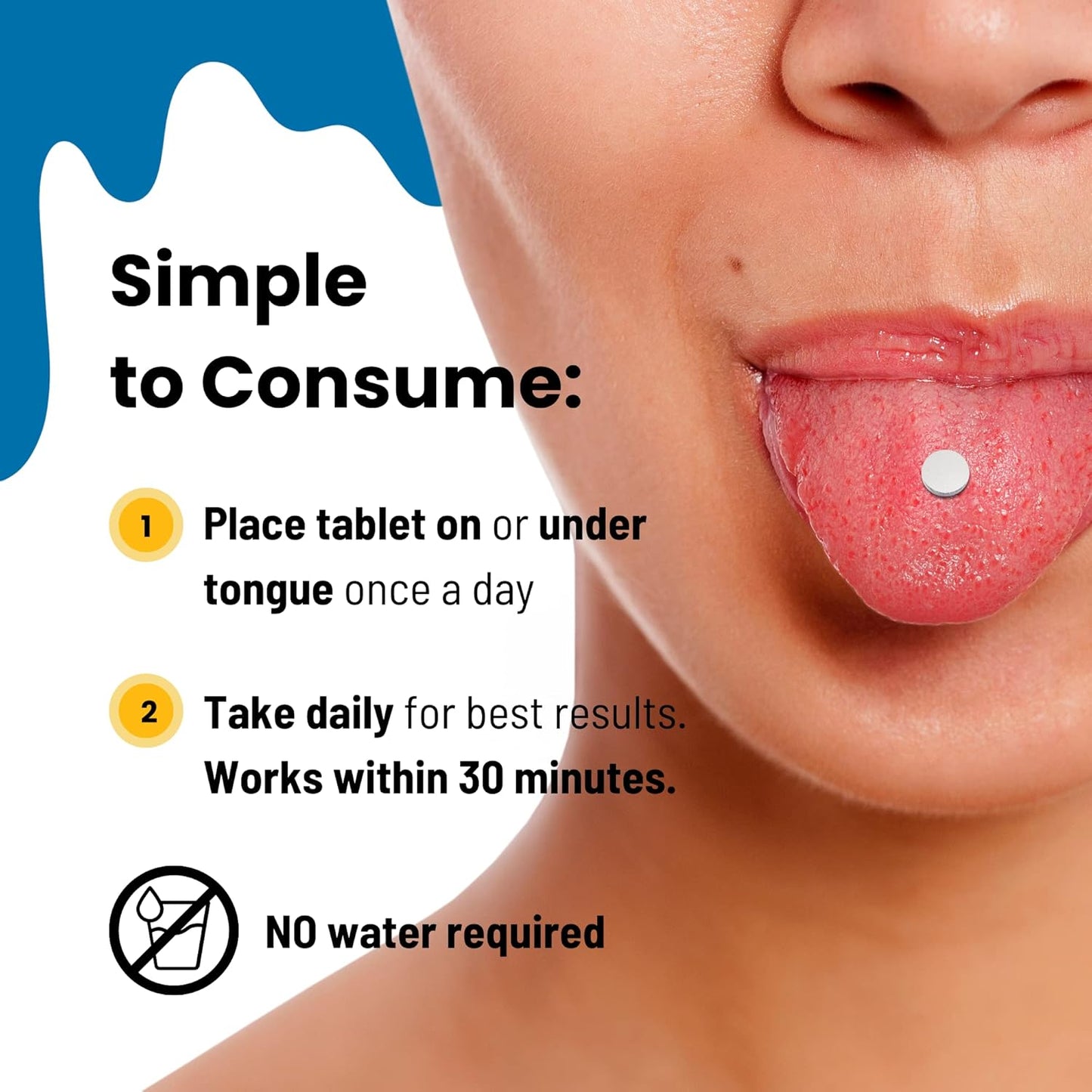 Nutrameltz 褪黑激素 5 毫克 – 天然助眠褪黑激素補充劑，緩解時差反應，幫助調節睡眠週期，速溶片，幫助您安睡 – 美味薄荷味（60 片）