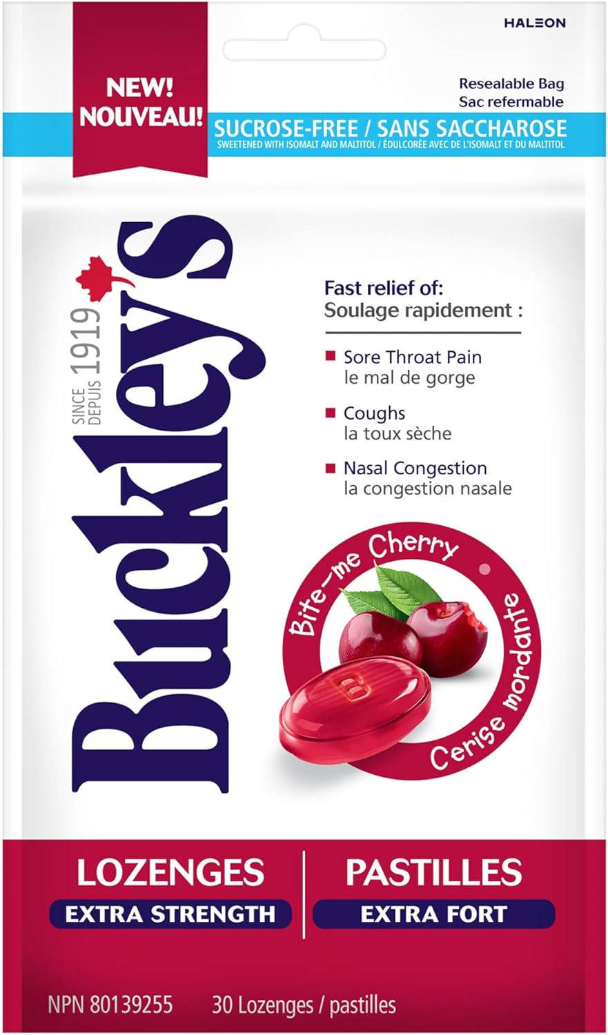 Buckley's 强效樱桃味润喉糖