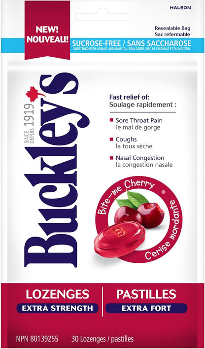 Buckley's 强效樱桃味润喉糖