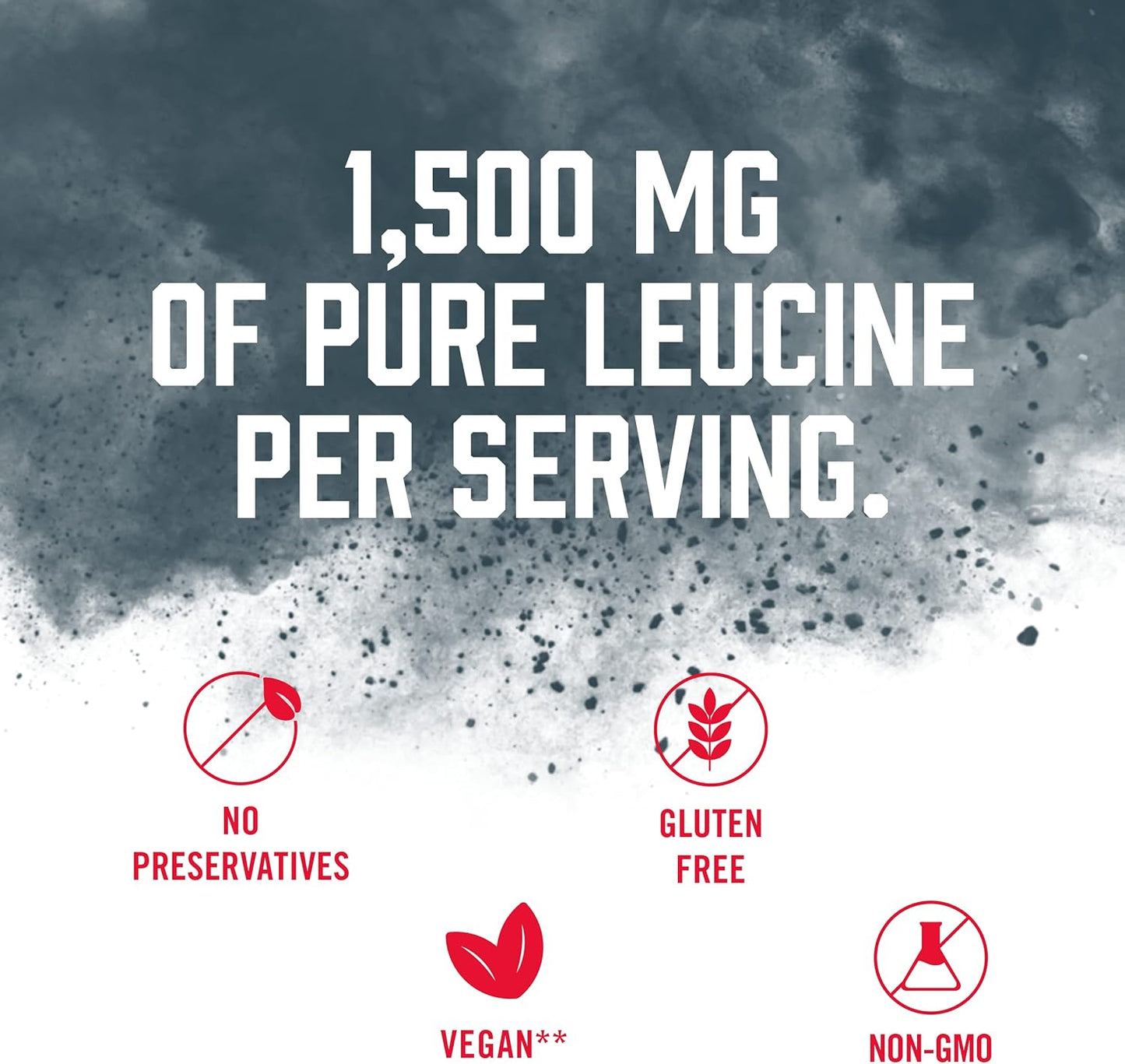 BioSteel Stackables 发酵亮氨酸粉，发酵氨基酸，无麸质，非转基因，150 份