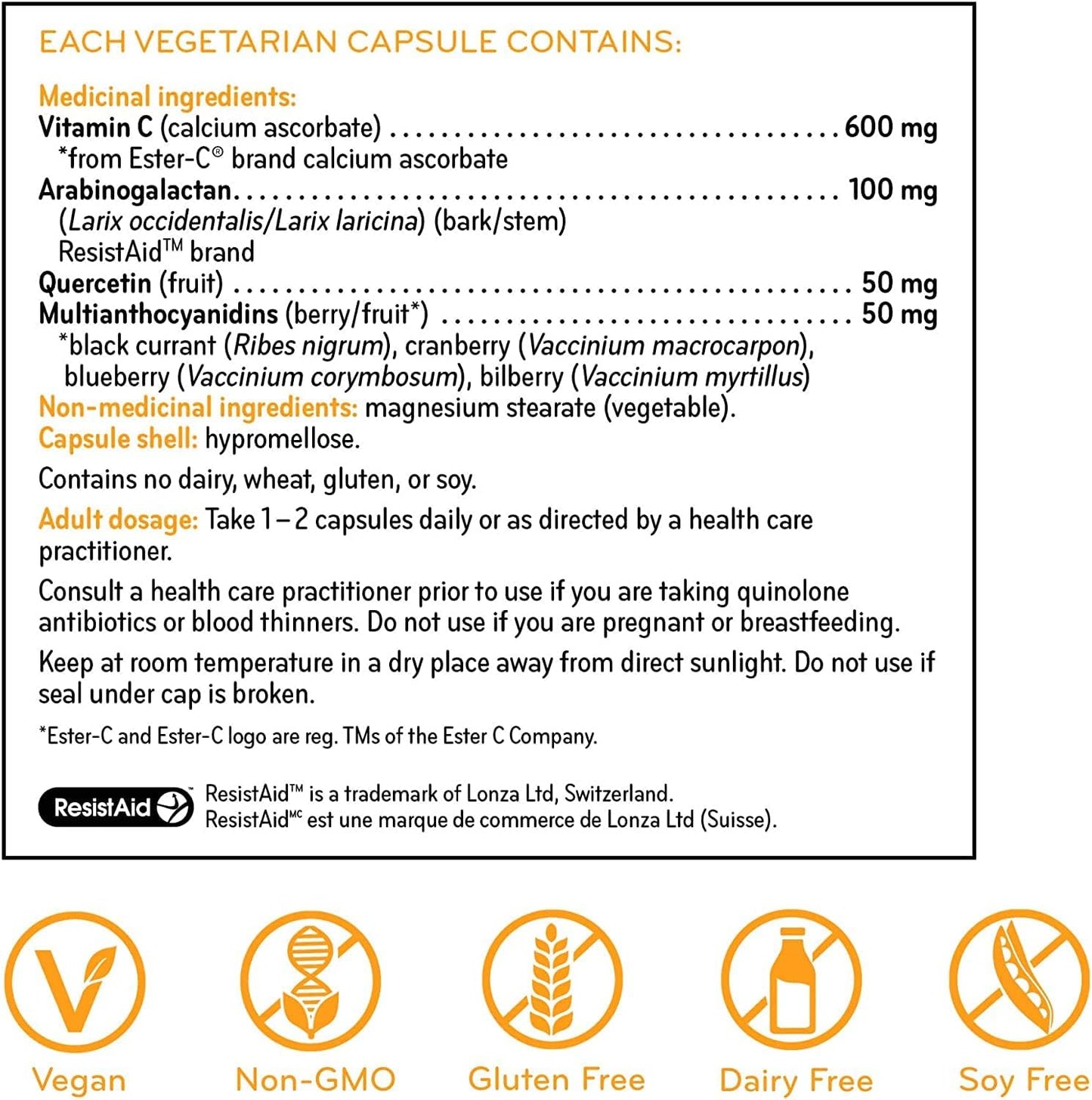 Sisu Ester-C 至尊膠囊，24 小時免疫支持，含抗氧化生物類黃酮和落葉松阿拉伯半乳聚醣，用於支持免疫系統，210 粒膠囊，不含柑橘、不含麩質、純素、非基因