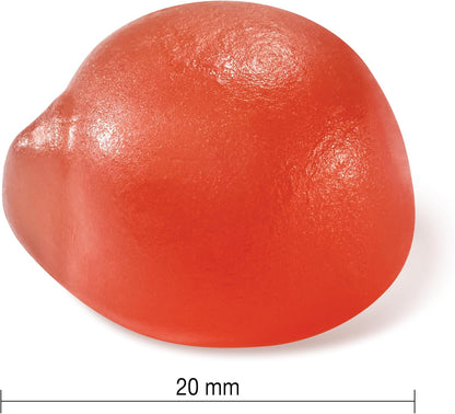 Jamieson 苹果醋软糖，含铬，有助于维持正常血糖水平，促进新陈代谢。素食，不含人工色素、香精或防腐剂，红苹果味，60 粒