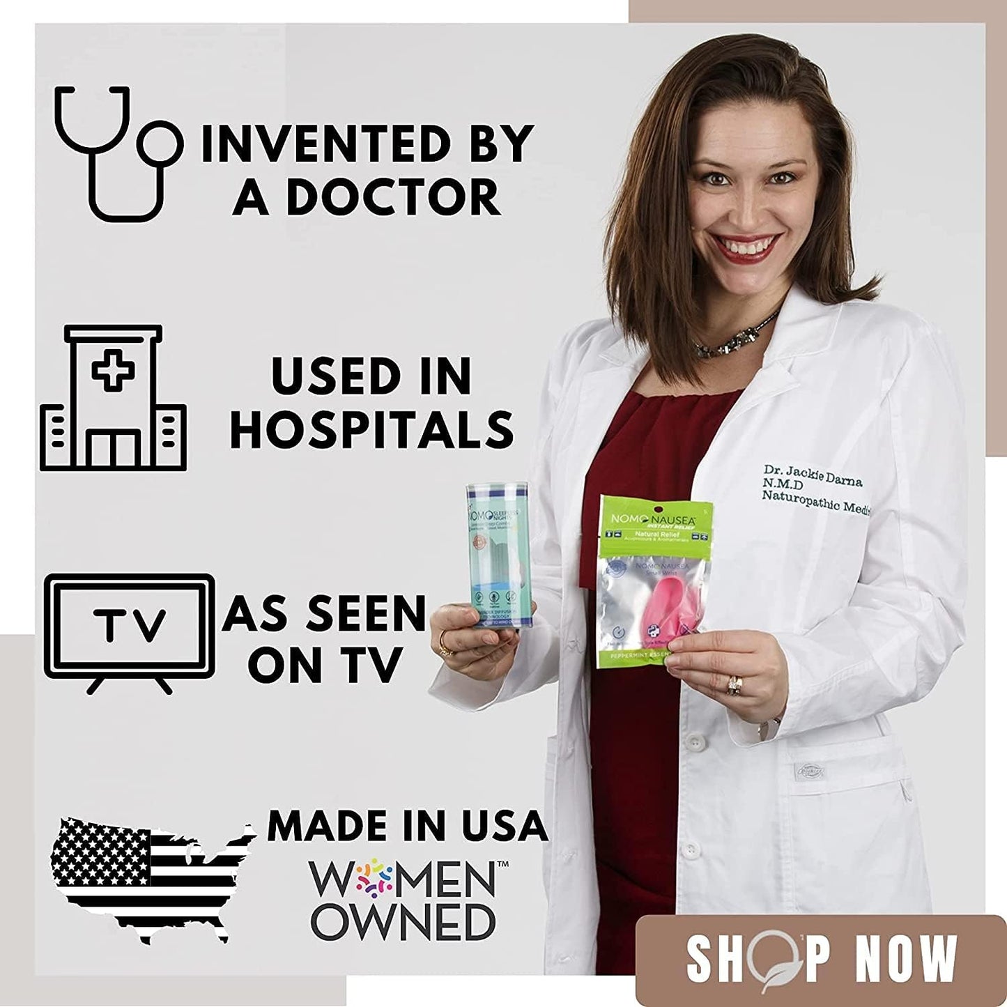 NOMO 晕车腕带 | 晕车腕带，薄荷香薰和穴位按摩功能 | 30 秒晕车腕带 | 超小号 | 紫色 | 2 件装