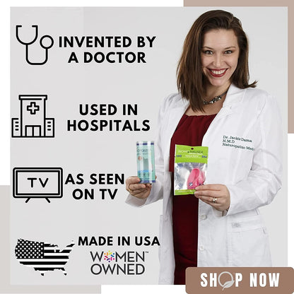 NOMO 晕车腕带 | 晕车腕带，薄荷香薰和穴位按摩功能 | 30 秒晕车腕带 | 超小号 | 紫色 | 2 件装