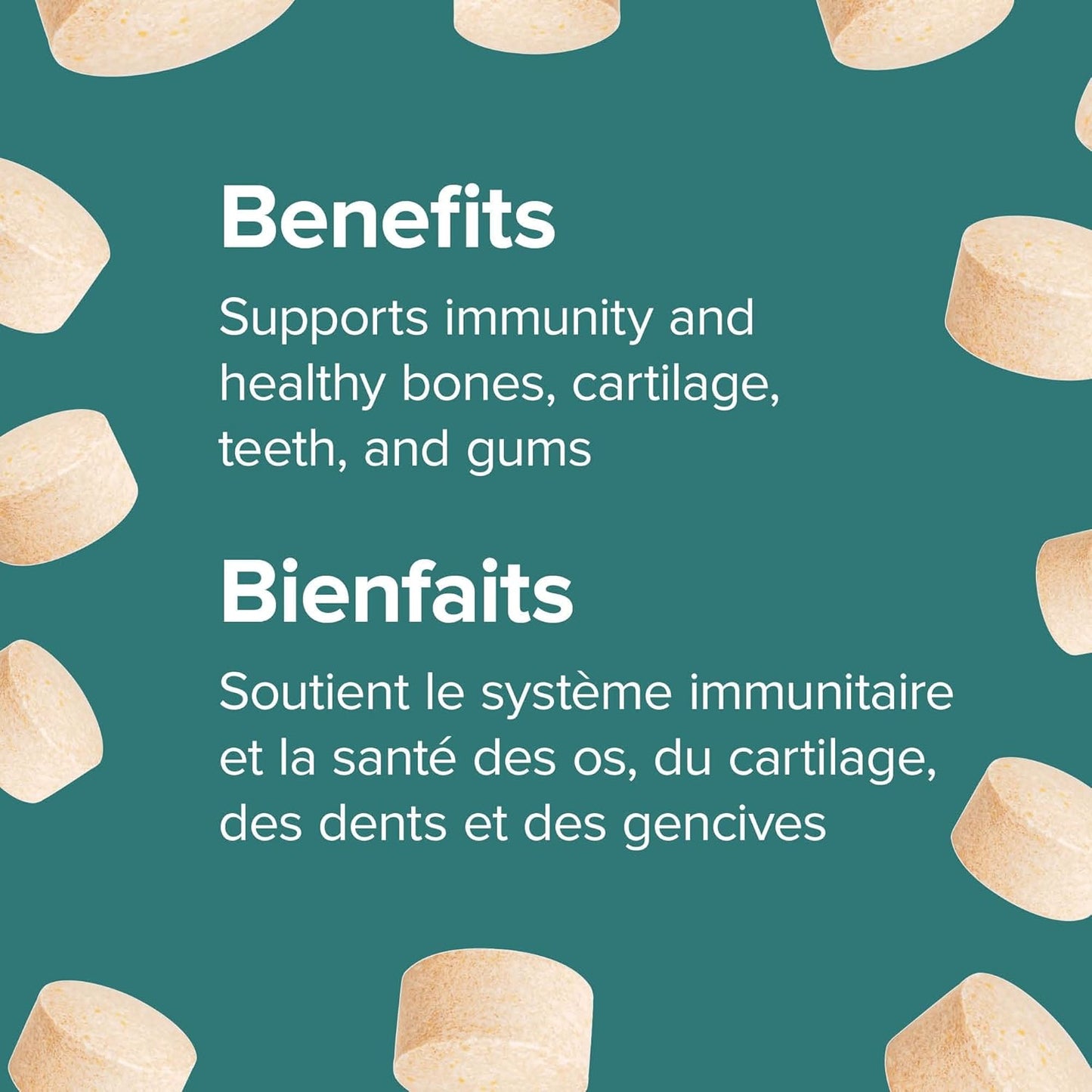 Webber Naturals 维生素 C 咀嚼片 500 毫克，300 片橙味，有益于骨骼、牙齿、免疫和抗氧化健康