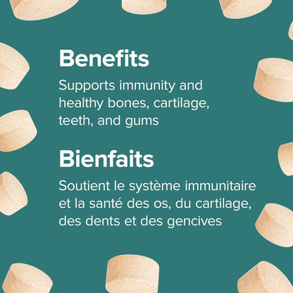 Webber Naturals 维生素 C 咀嚼片 500 毫克，300 片橙味，有益于骨骼、牙齿、免疫和抗氧化健康