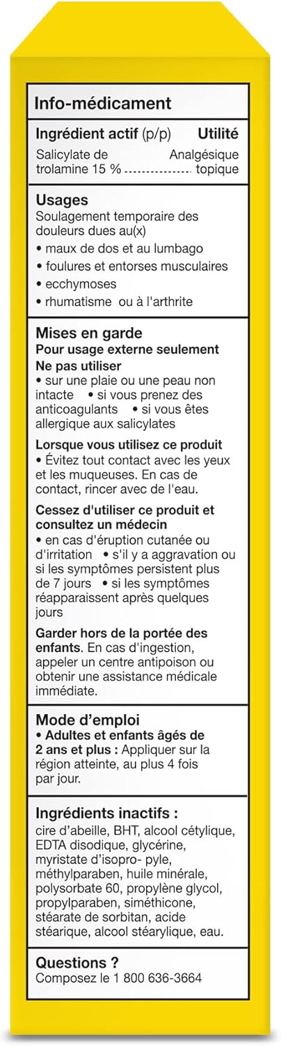 Aspercreme 强效型，106 克，缓解关节炎疼痛，无异味，易于打开，无刺激或灼烧感，不油腻，适用于缓解背痛和肌肉拉伤相关疼痛