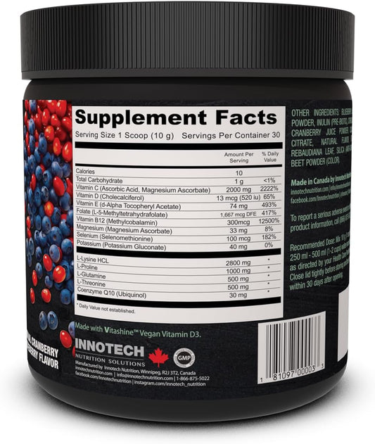 Innotech Nutrition CardioFlex q10 蔓越莓/藍莓 -360克