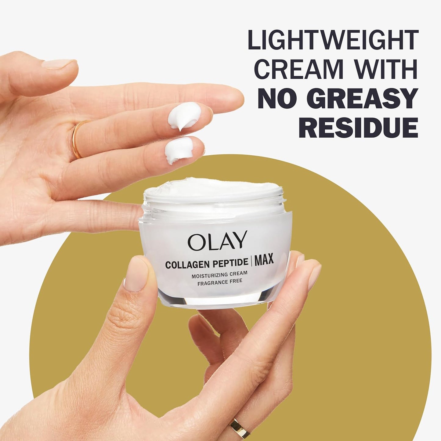 Olay Collagen Peptide Face Moisturizer, Firming Cream for Women, Fragrance-Free, Non-Greasy - Hydrating, Anti-Aging, Anti-Wrinkle, Smoothing of Fine Lines, Tightening Skin Care - Niacinamide, 50 mL