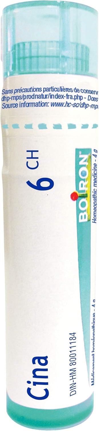 Boiron Cina 6ch，顺势疗法药物。每管含4克（约80粒）