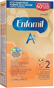 Enfamil A+ 2 Infant Formula, Powder Refill, 992g