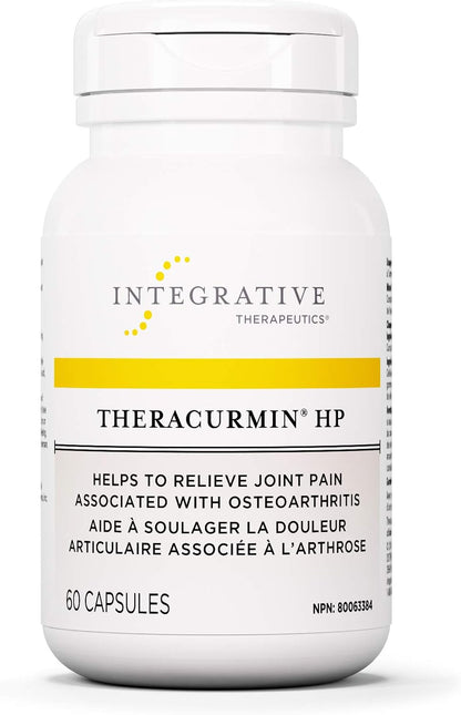 Integrative Therapeutics - Theracurmin HP - 姜黄、姜黄素补充剂 - 生物利用度提高 27 倍 - 高吸收姜黄* - 有助于缓解关节炎引起的关节疼痛 - 纯素 - 60 粒胶囊