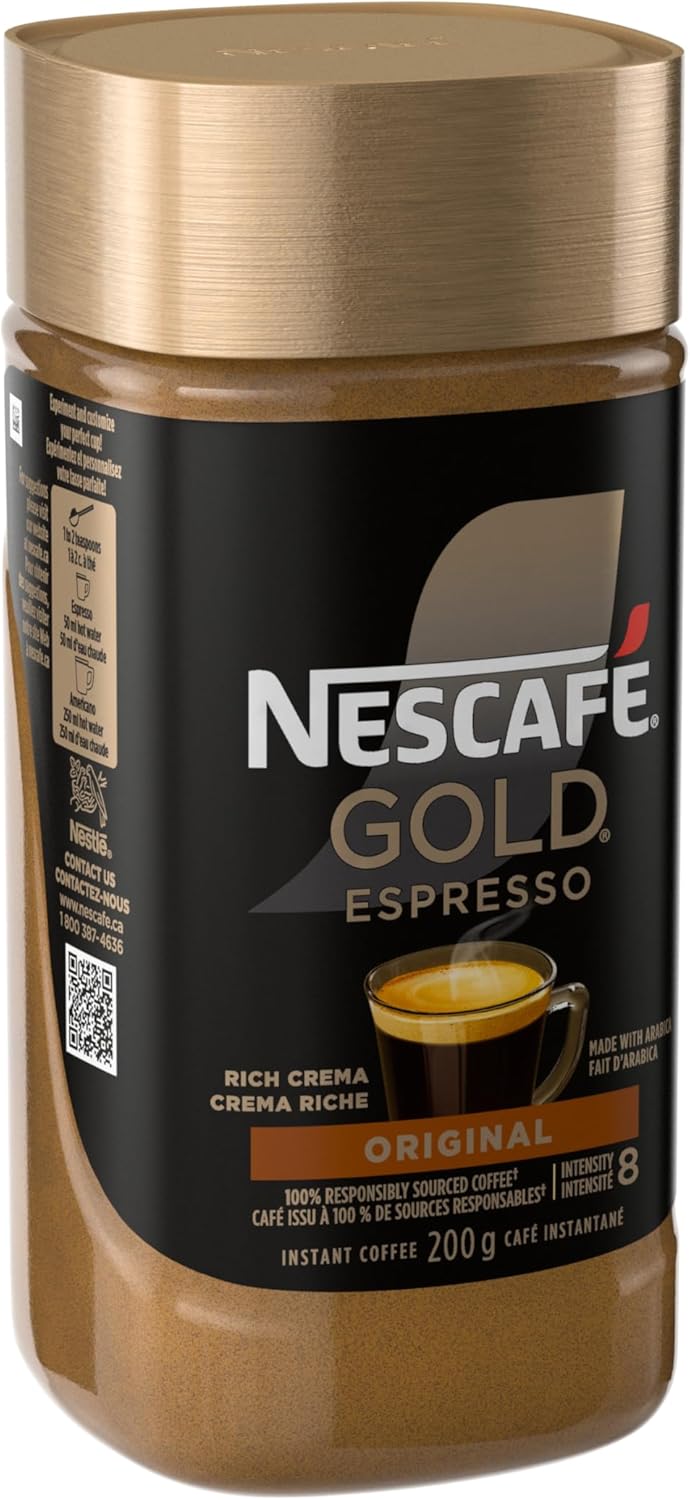Nescafé Gold Espresso Instant Coffee, 200g