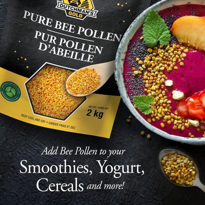 Premium Canadian Bee Pollen - 250 grams - 100% Canadian sourced - No fillers or offshore pollen - by Dutchman's Gold (250 g)