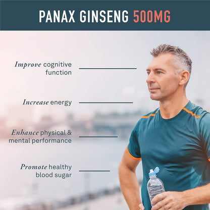 Organika 加拿大制造韩国红参 - 6 年根，补充能量，缓解压力，保暖功效 - 200 粒