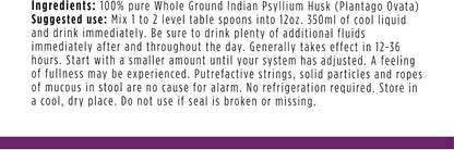 Fiberlife 全磨碎洋車前子殼，285克