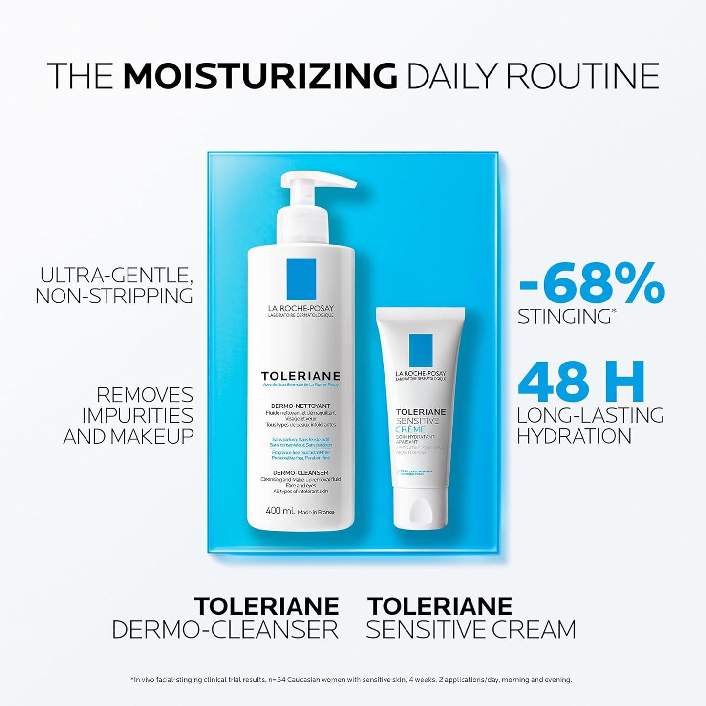 La Roche Posay Glycerin Face Serum, Toleriane Dermallergo Serum for Ultra-Sensitive, Allergy-Prone, Reactive Skin, Soothing and Hydrating, Formulated with Neurosensine, Fragrance-Free, 30ml
