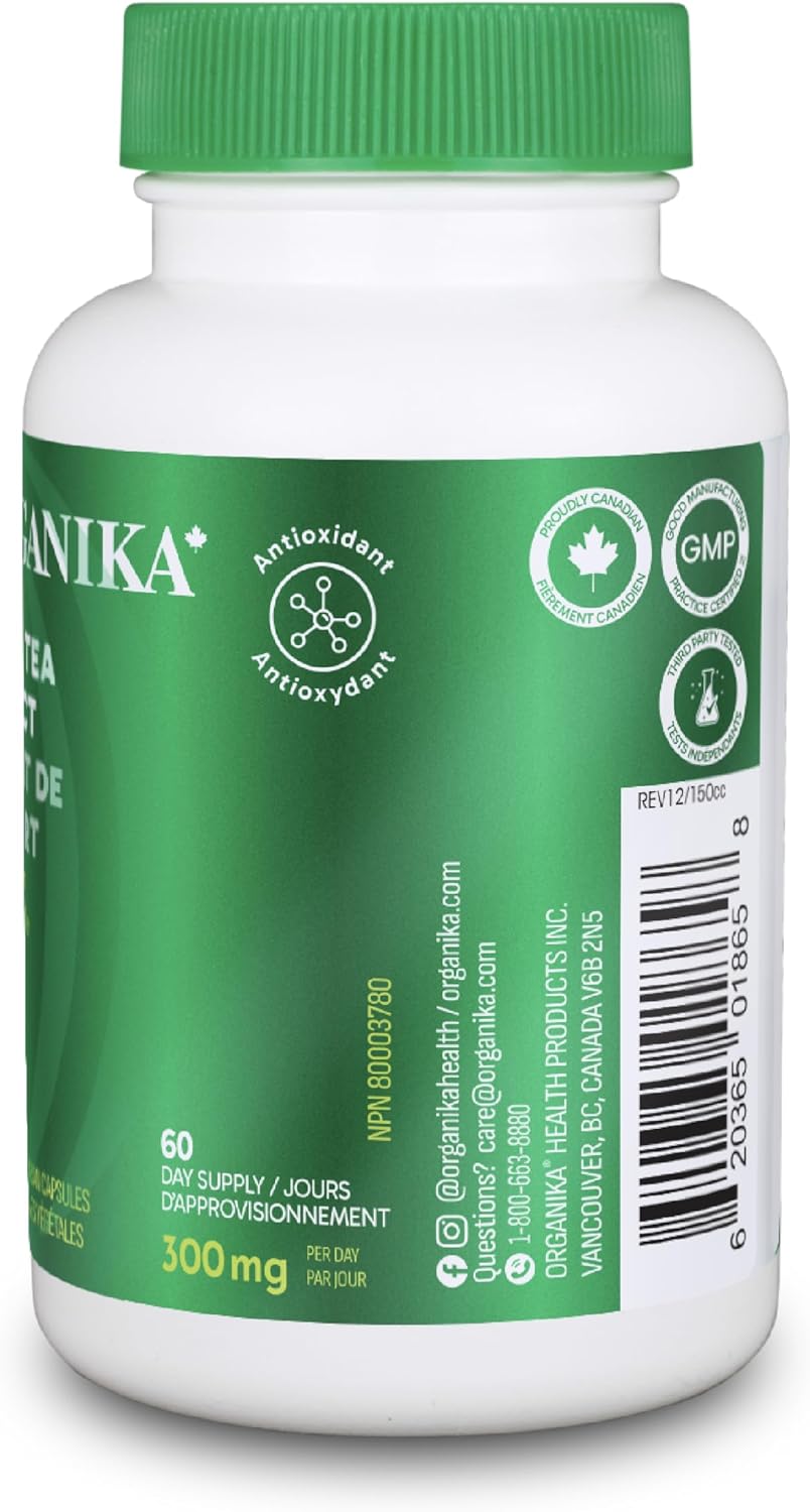 Organika Green Tea Extract 60 Vcaps
