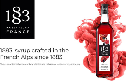 Maison Routin 1883 混合浆果味糖浆，1L 玻璃瓶