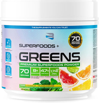 Believe Superfoods + Greens - 70s Citrus Blast