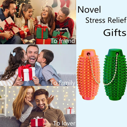 Upgrade 3D Printed Pain Fidget, 3D Printed Pain Fidget with Animals - Purple