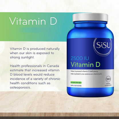 Vitamin D3 2500 IU 180 T