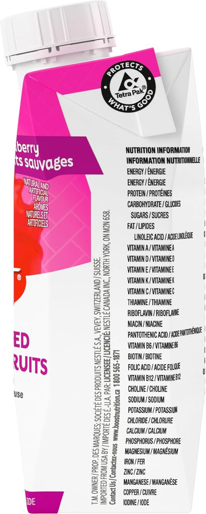 Boost 水果味饮料 Wild Berry，237 毫升，24 支