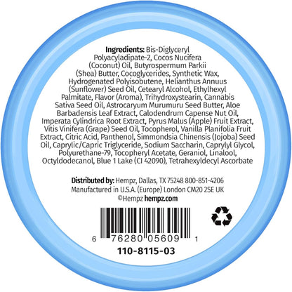 Hempz Hydrating Lip Sleeping Mask - Triple Moisture Fresh Citrus (.70 Oz.) | Overnight Hydrating Lip Balm for Dry Lips, Lip Repair, Chapped Lip Treatment & Nourishment for Women