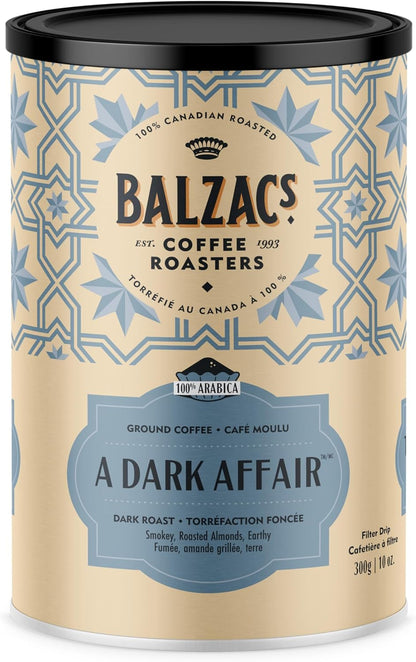 Balzac's Coffee Roasters - 研磨咖啡 | 300克，10盎司。（《黑暗事件》，12包）