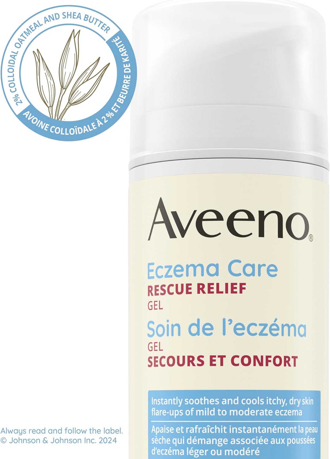 AVEENO 湿疹急救凝胶霜 150 毫升