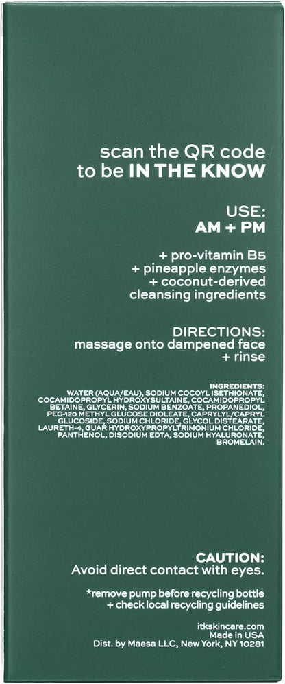 ITK Milk-To-Foam Gentle Cleanser Cleanser Women 5 oz