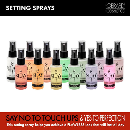 Gerard Cosmetics Gerard Cosmetic Slay All Day Setting Spray - Garden Party Set 1.01oz Peach, 1.01 Lemongrass, 1.01oz Green Tea Women 3 Pc
