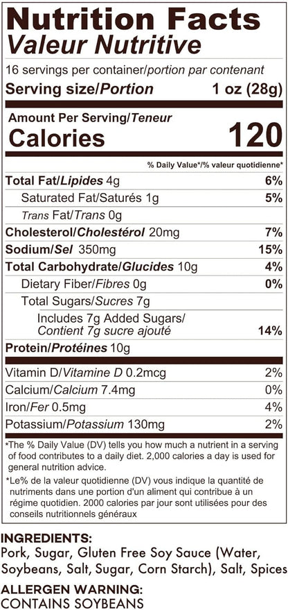 金窩肉絲，以整頭豬肉製成，美國產品（8 盎司）