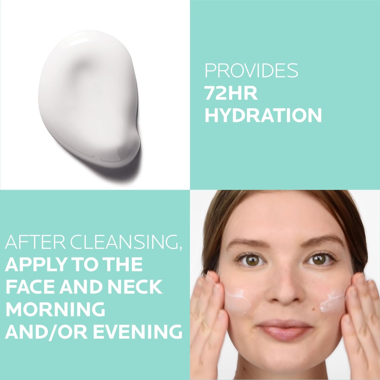 La Roche-Posay Face Moisturizer, Hydraphase Face Cream with Hyaluronic Acid, Glycerin and Shea Butter for dehydrated skin, 72H Intense Moisture, Rich Texture, 50 ml.