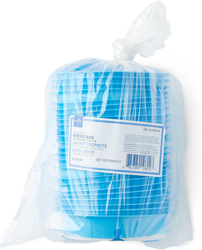 Medline 呕吐袋，蓝色，24 个