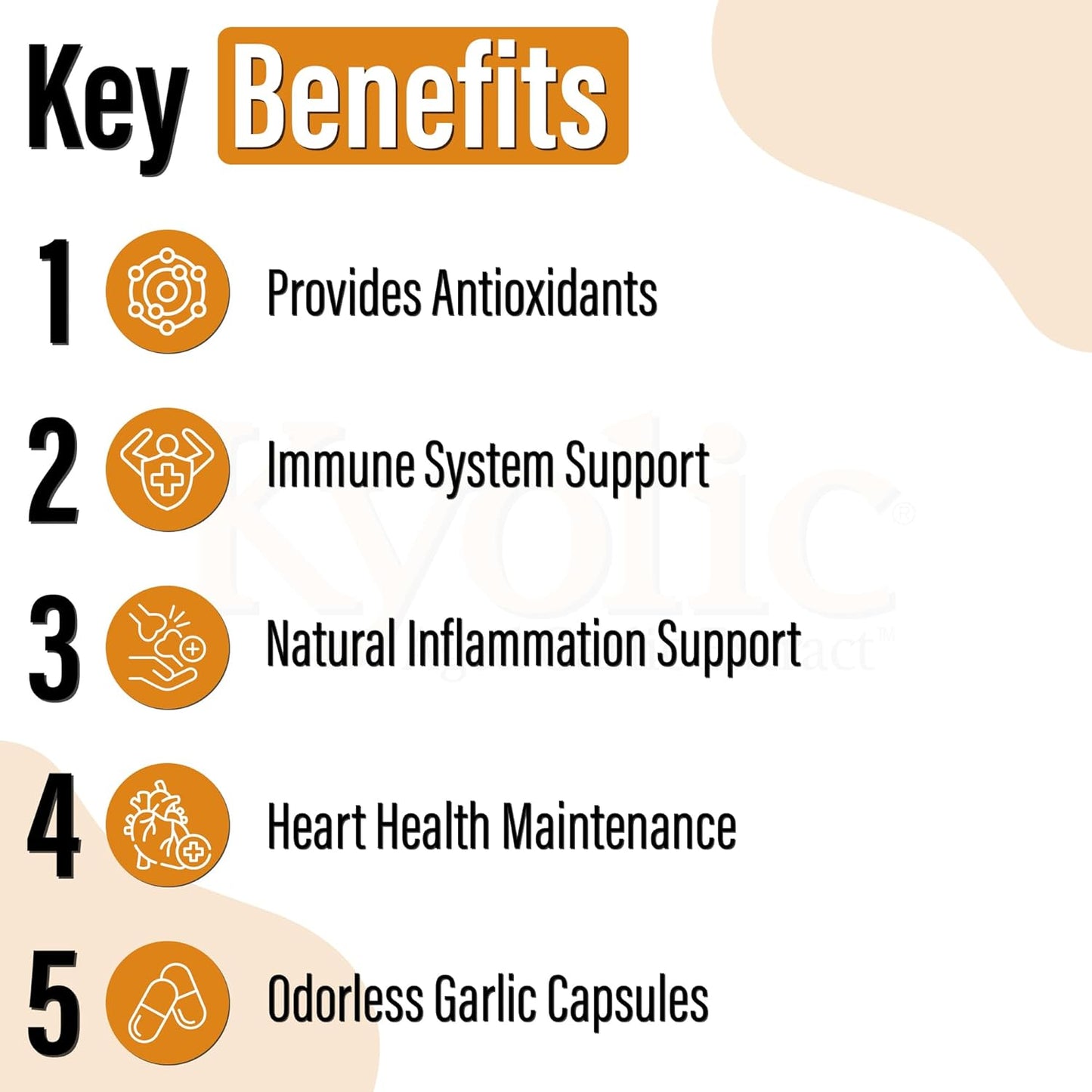 Kyolic- Formula 103 Immuni-Shield 180 Capsules 45-Day Supply - Vitamin C Ascorbic Acid, Astragalus Root Extract, Mushroom Blend Supplement & Kyolic Aged Garlic Extract Capsule - Immune System Support