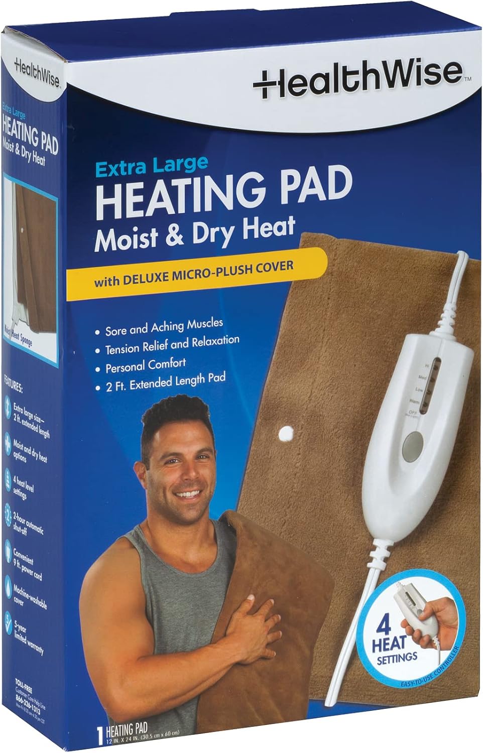HealthWise Deluxe XL 加热垫