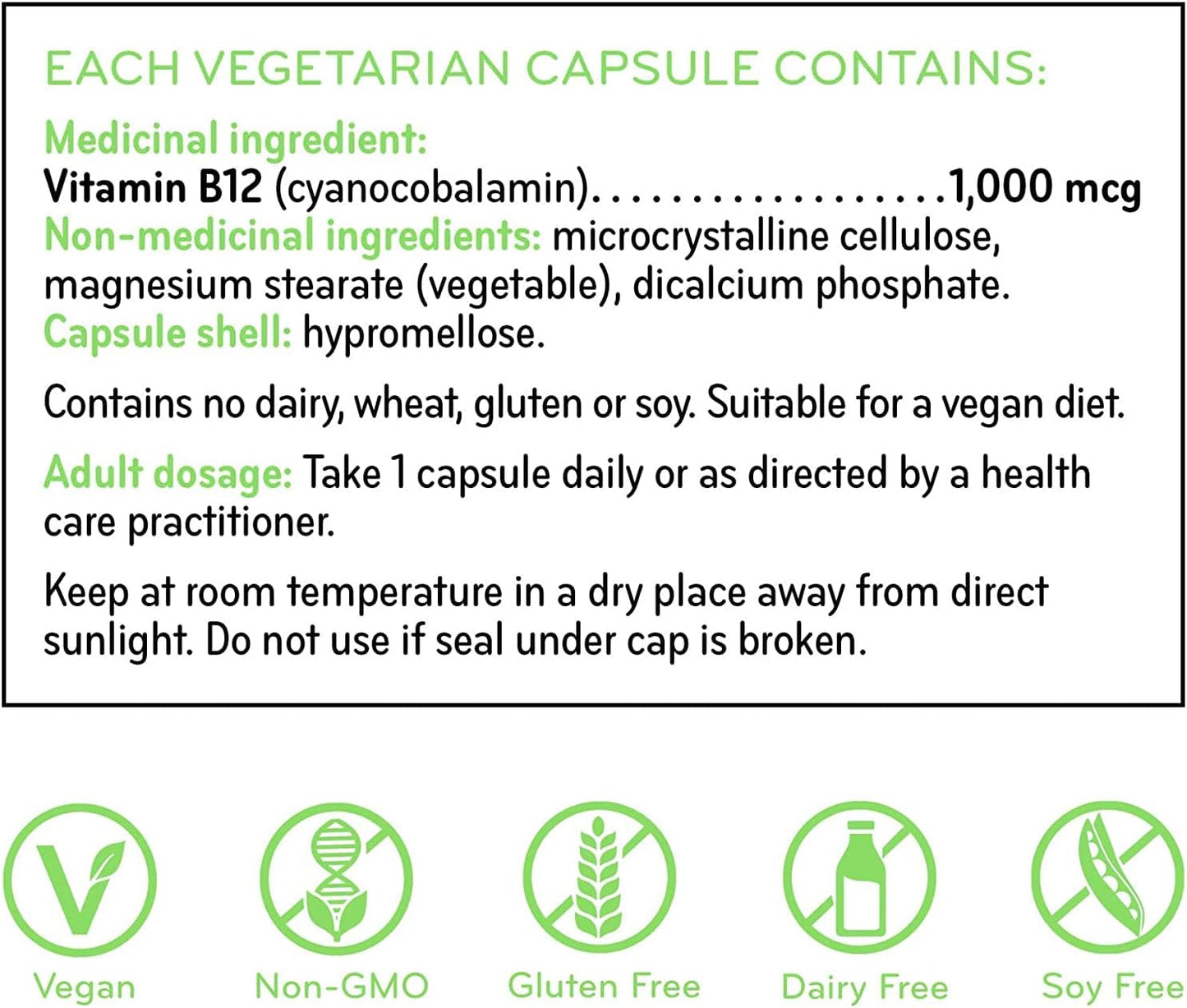 SISU B12 1000 微克氰钴胺素 60 VC