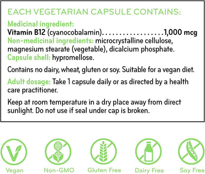 SISU B12 1000 微克氰钴胺素 60 VC