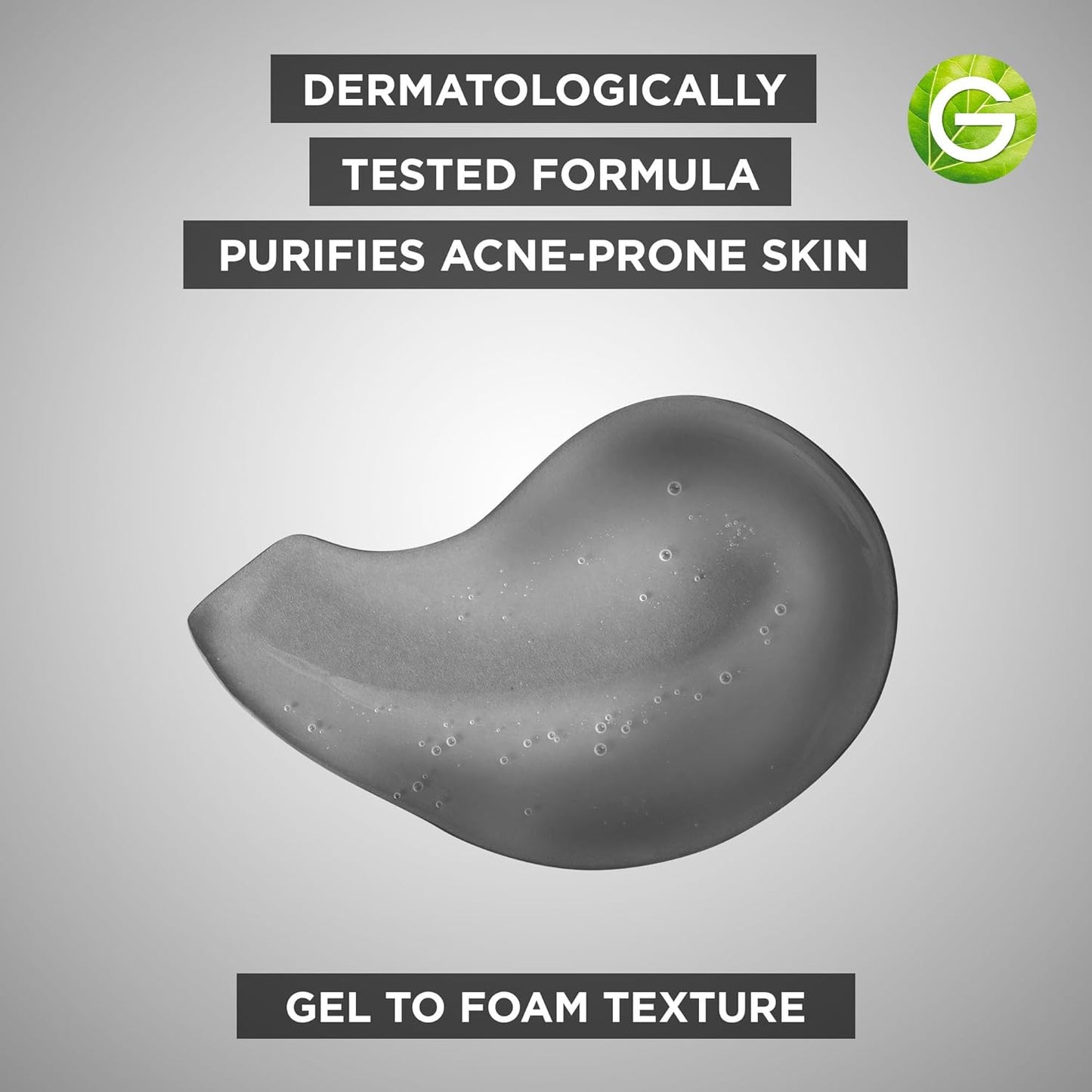 Garnier BHA Purifying Cleansing Gel with Salicylic Acid & Charcoal, Deep Pore Cleansing & Mattifying Skin Gel 250 ml