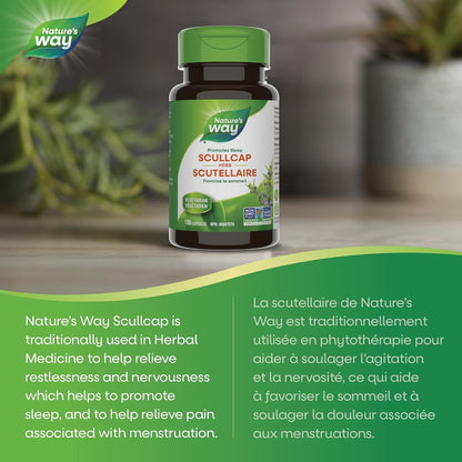 Nature's Way 黄芩草本助眠胶囊，100粒