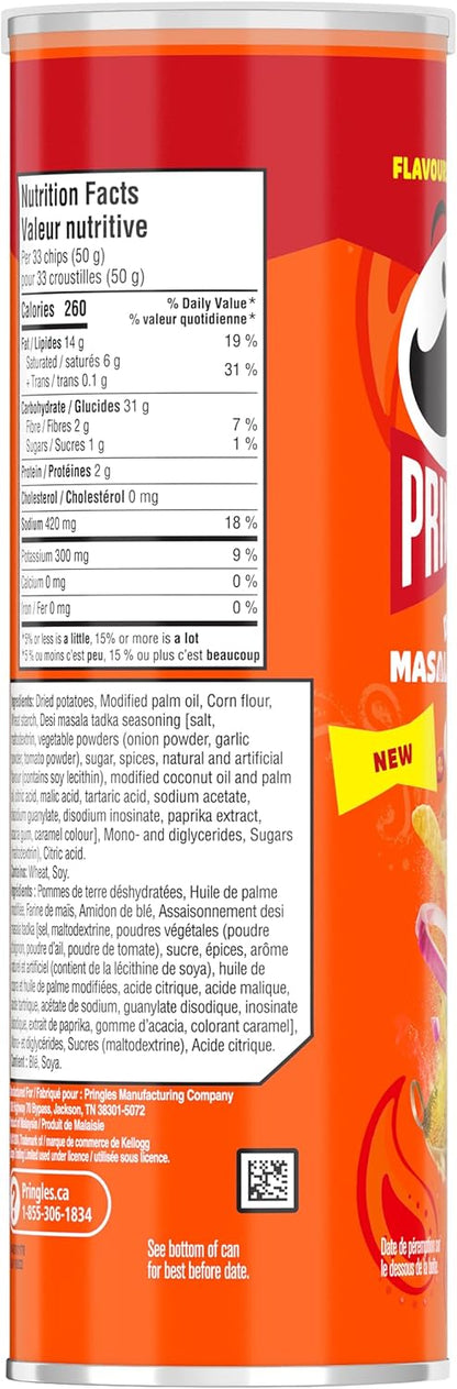 Pringles® Desi Masala Tadka 薯片 102 克