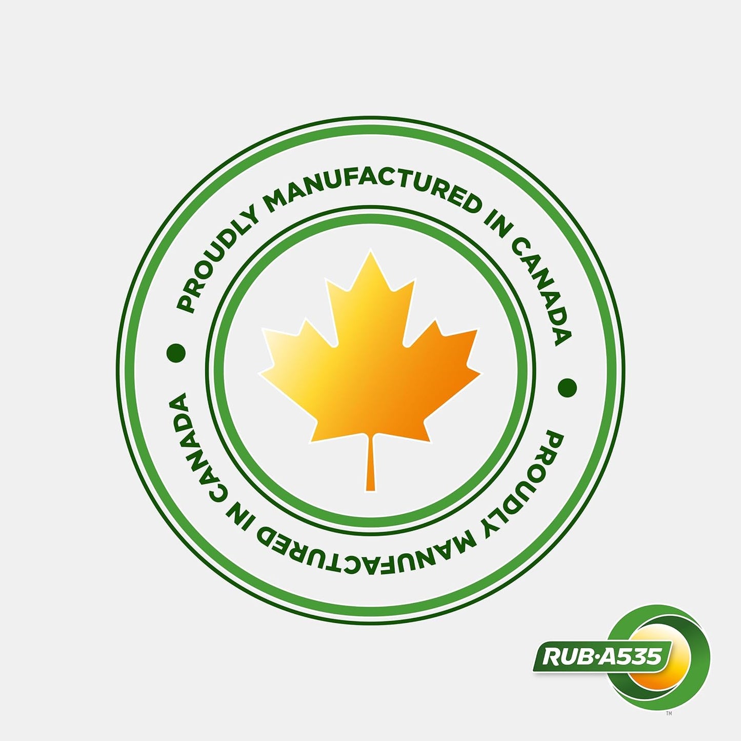 Rub-A535 Injury Ice to Heat Pain Relief Cream - Made in Canada, Fast Acting Injury Pain Relief, Stainless and Greaseless, Works on Contact - 100g