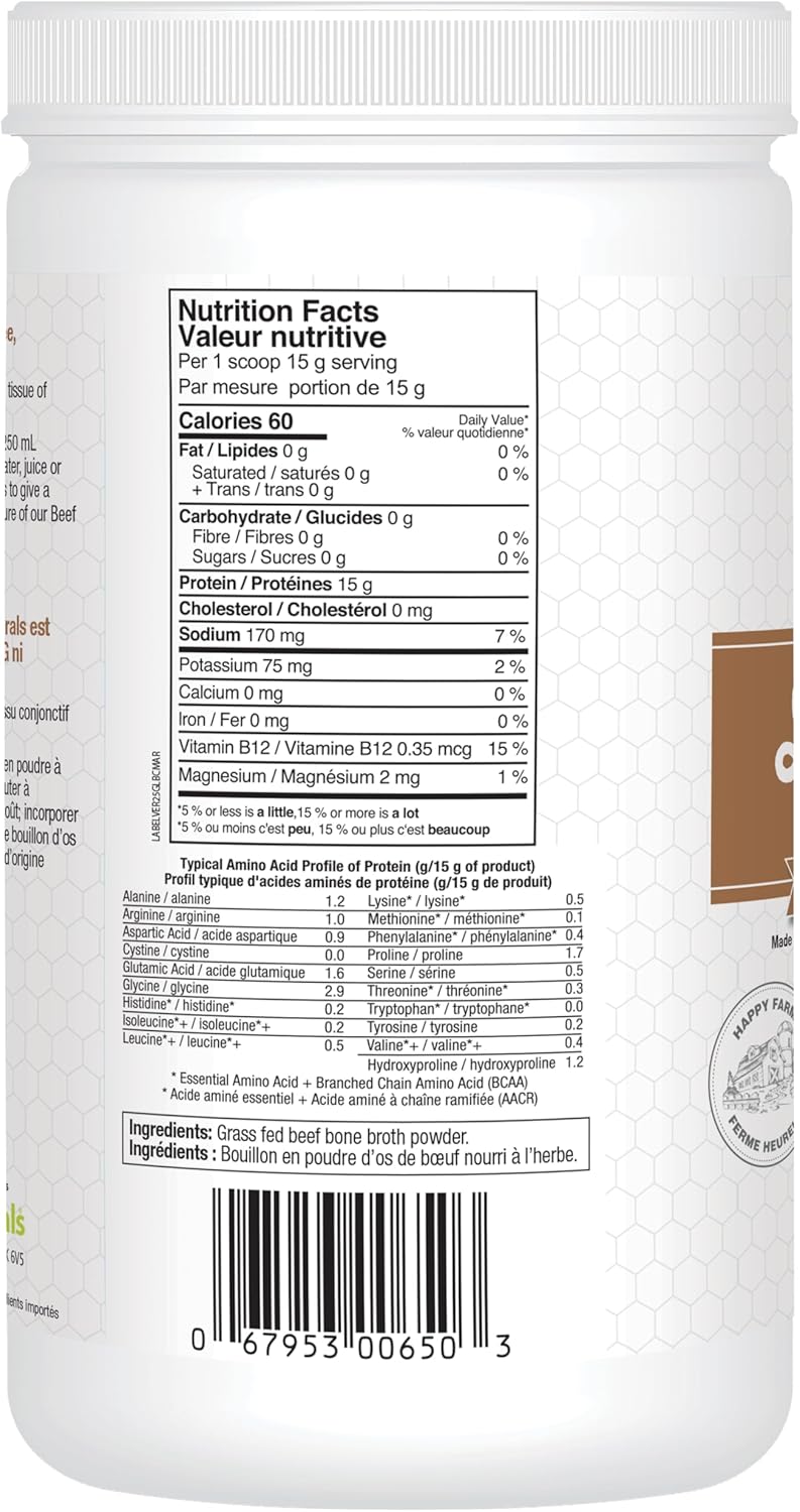 Prairie Naturals 骨湯蛋白牛肉，300公克