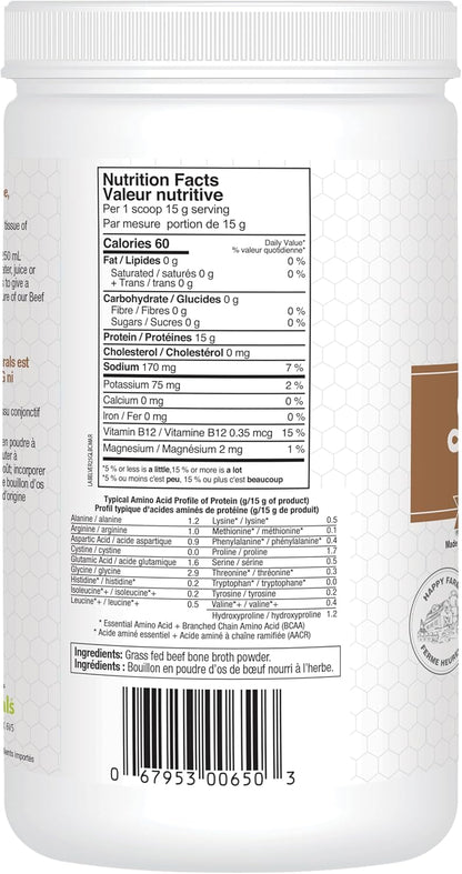 Prairie Naturals 骨湯蛋白牛肉，300公克