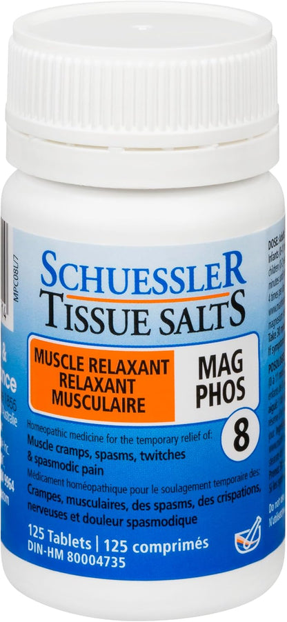 Schuessler Mag Phos 錠劑 - 125 片裝