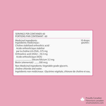 Smart Solutions 膠原蛋白滴劑，含生物素，有助於保持皮膚光滑、頭髮濃密、指甲強韌，30 毫升