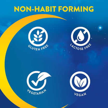 MidNite 天然助眠咀嚼片 - 櫻桃口味 | 含褪黑素、洋甘菊、薰衣草和檸檬香脂 | 緩解偶發性失眠 | 不易成癮 | 30 片