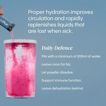 HydraLyte Plus Immunity - Electrolytes + Vitamin C Powder + Elderberry (Sambucus Nigra 35:1 Concentrated Black Elderberry Powder) + Zinc - Daily Hydration Powder With Immune Support for Ages 19+