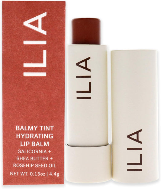ILIA Beauty Balmy Tint 保濕潤唇膏 - 女士淡色潤唇膏 0.15 盎司
